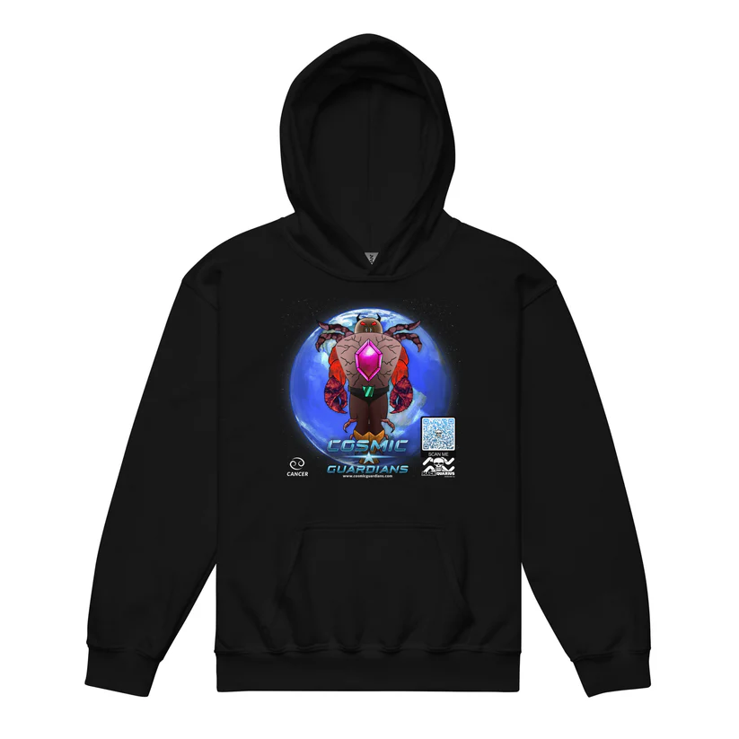 Cosmic Guardians Hoodie QR Game Code Cancer