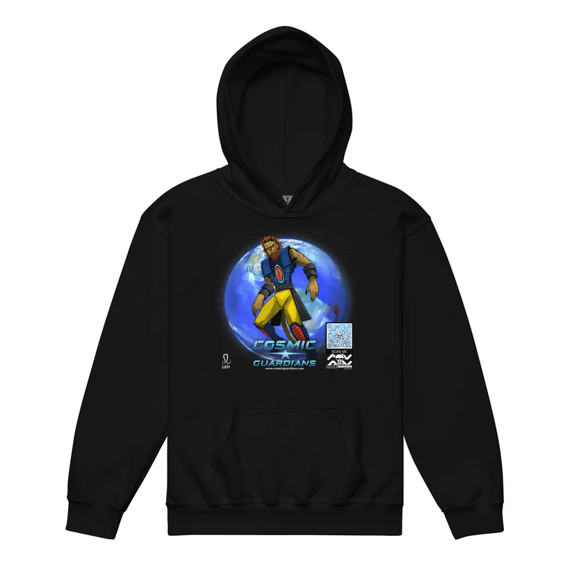 Cosmic Guardians Hoodie QR Game Code Lion