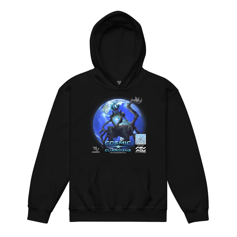 Cosmic Guardians Hoodie QR Game Code Scorpio