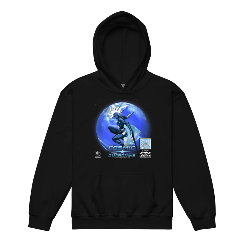 Cosmic Guardians Hoodie QR Game Code Virgo